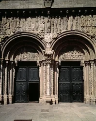 Ansicht des Portico de las Platerias
